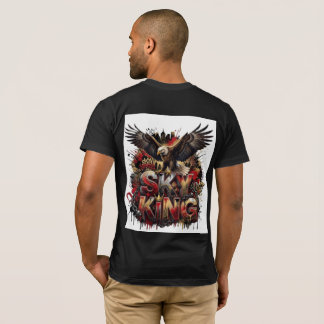 Camiseta Gráfica de Águila Feroz | Ave de Fantasía