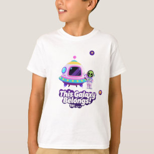Camiseta gráfica de alienígena para niños