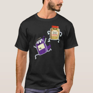 Camiseta Gráfica de alimentos de maní con mantequilla de ma