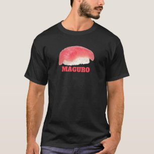 Camiseta Gráfica De Alimentos De Sínhi De Atún Maguro Nigir