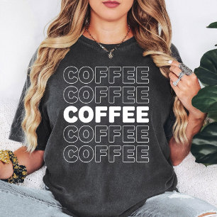 Camiseta Gráfica de Amante del Café