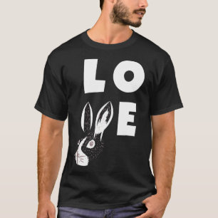 Camiseta Gráfica De Amor Conejo Para Amantes Conejitos
