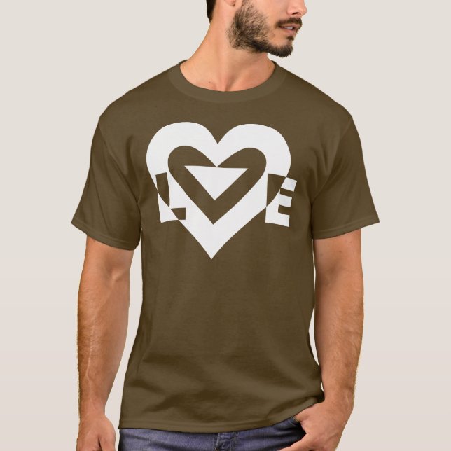 Camiseta Gráfica de amor de Guay, blanco (Anverso)