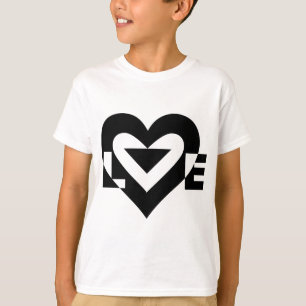 Camiseta Gráfica de amor de Guay, negro