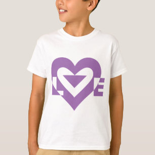 Camiseta Gráfica de amor de Guay, púrpura
