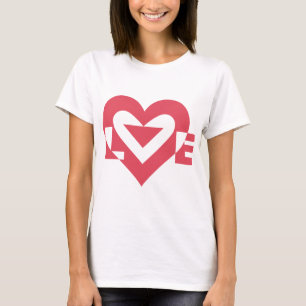 Camiseta Gráfica de amor de Guay, rosa de cereza