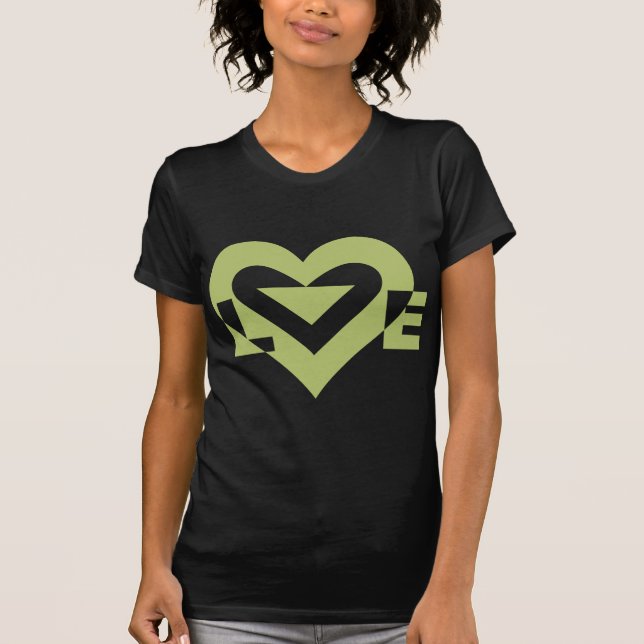 Camiseta Gráfica de amor de Guay, verde sabio (Anverso)