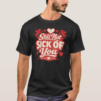 Camiseta Gráfica de Amor de Pareja Cute