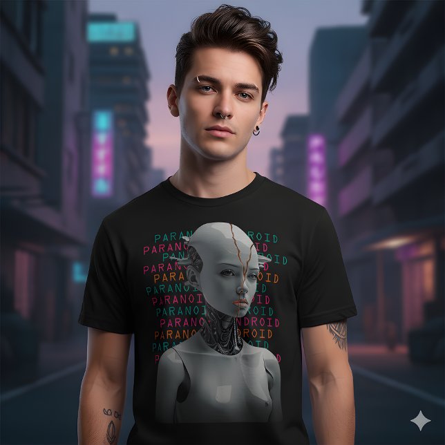 Camiseta Gráfica de Android Paranoico (Subido por el creador)