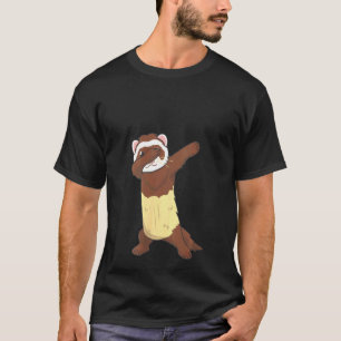 Camiseta Gráfica de animales Dabbing Ferret