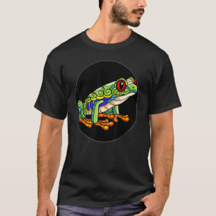 Camiseta Gráfica de animales de rana de espuma de espuma co