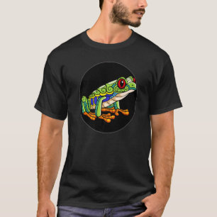 Camiseta Gráfica de animales de rana de espuma de espuma co