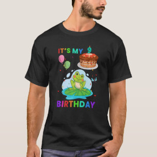 Camiseta Gráfica de animales de rana de maíz