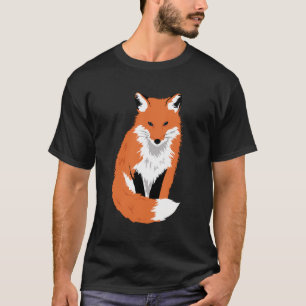 Camiseta Gráfica de animales del bosque Red Fox Cute