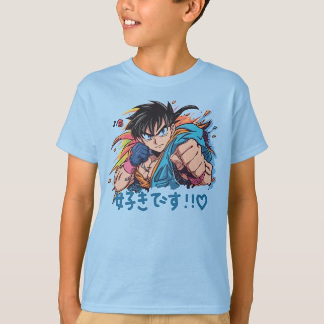 Camiseta gráfica de Anime Cita para chicos (Anverso)