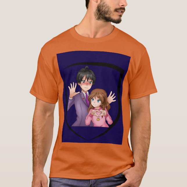 Camiseta gráfica de Anime Hero (Anverso)