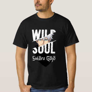 Camiseta gráfica de anime Wild Soul – Satoru Gojo 