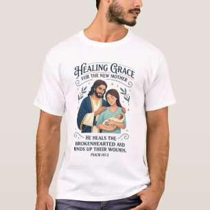 Camiseta Gráfica de Ánimo Postparto Jesús Christi