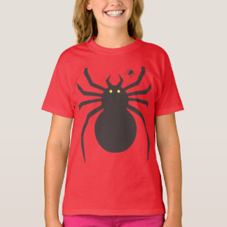 Camiseta gráfica de araña negra – C minimalista es