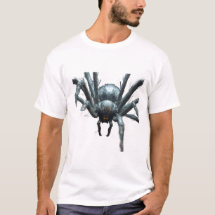Camiseta gráfica de araña oscura realista