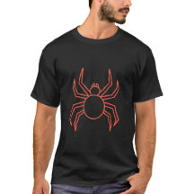 Camiseta gráfica de araña roja para amante del yog