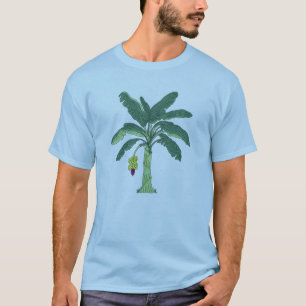 Camiseta gráfica de árbol de plátano tropical Mi