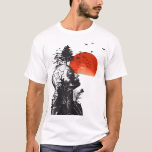 Camiseta Gráfica de árbol humano de resaca