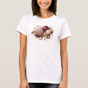 Camiseta gráfica de arte abstracto rojo STATEMENT