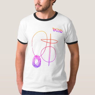Camiseta gráfica de arte de línea abstracta colori