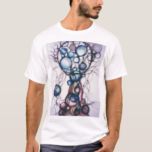 Camiseta Gráfica de Arte Neurográfico Abstracto de