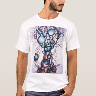 Camiseta Gráfica de Arte Neurográfico Abstracto de