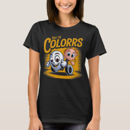 Camiseta gráfica de arte pop de personaje de dibuj