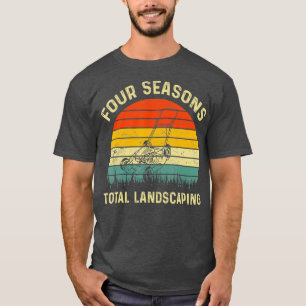 Camiseta Gráfica de atardecer total en cuatro estaciones