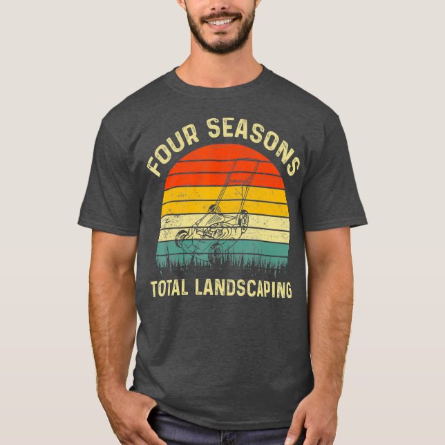 Camiseta Gráfica de atardecer total en cuatro estaciones (Anverso)