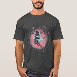 Camiseta gráfica de bailarina araña espeluznante