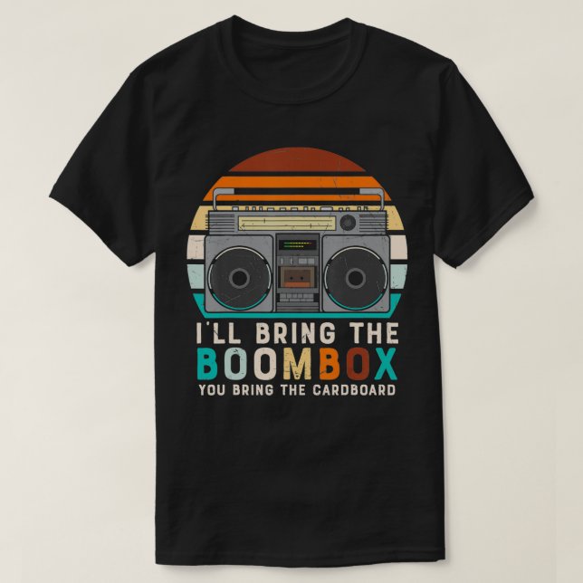 Camiseta Gráfica de baile de brotes de Boom Bo de Retro 80 (Diseño del anverso)