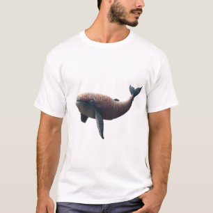 Camiseta gráfica de ballena envuelta en hilo artís