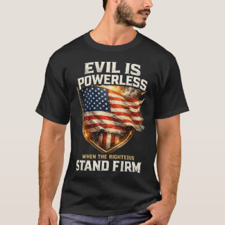 Camiseta Gráfica de Bandera Americana Patriótica S