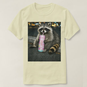 Camiseta gráfica de bebida de algodón de azúcar de
