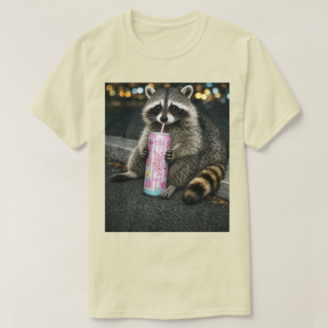 Camiseta gráfica de bebida de algodón de azúcar de (Diseño del anverso)