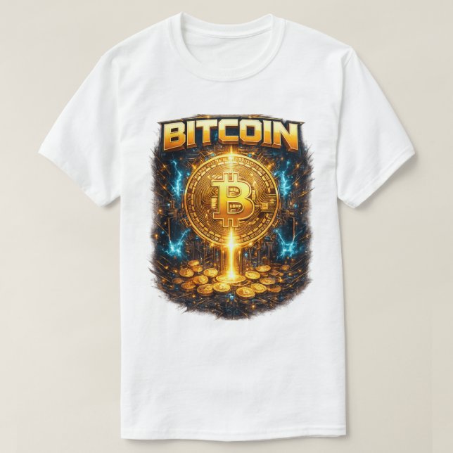 Camiseta Gráfica de Bitcoin (Diseño del anverso)