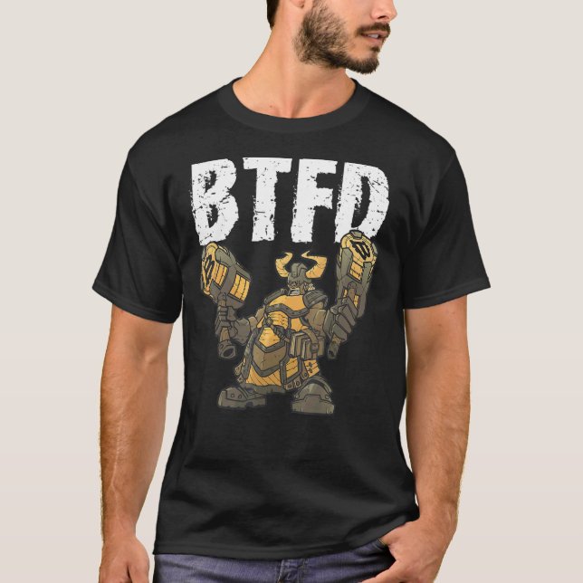 Camiseta Gráfica De Bitcoin Btf Comprar El Dip Divirtiendo  (Anverso)