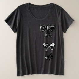 Camiseta gráfica de Black Bows