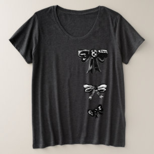 Camiseta gráfica de Black Bows