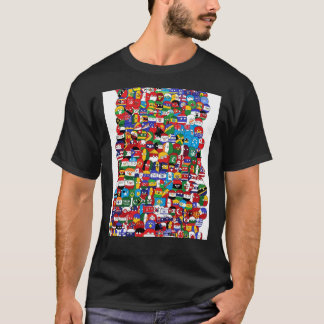 camiseta gráfica de bola de campo