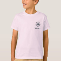 Camiseta gráfica de brújula para niños Cali Vibes 