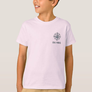 Camiseta gráfica de brújula para niños Cali Vibes