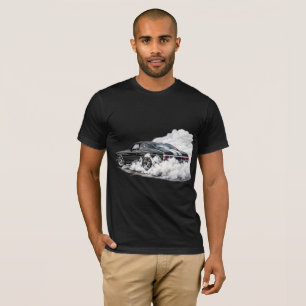 Camiseta Gráfica de burnout de Muscle Car americano clásico