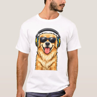 Camiseta gráfica de cachorro adorable para amantes