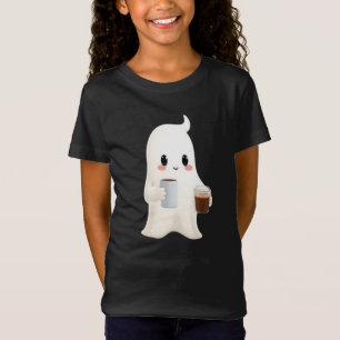 Camiseta Gráfica de Café Fantasma para Niños